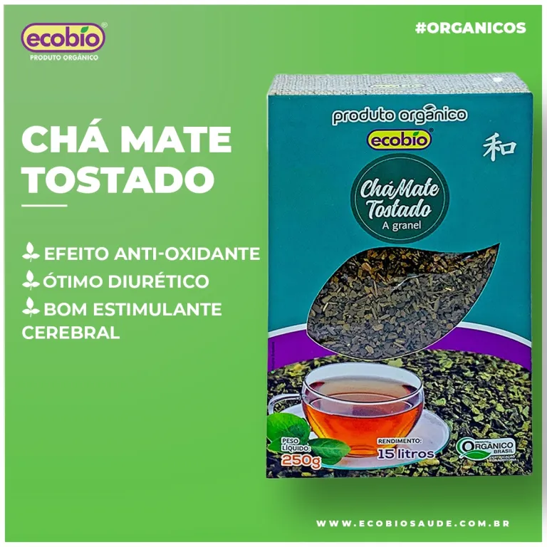 Chá Mate Tostado Orgânico